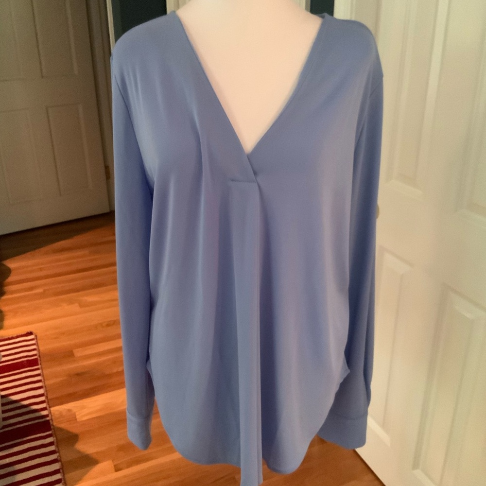 Elegant Blue Women's Top